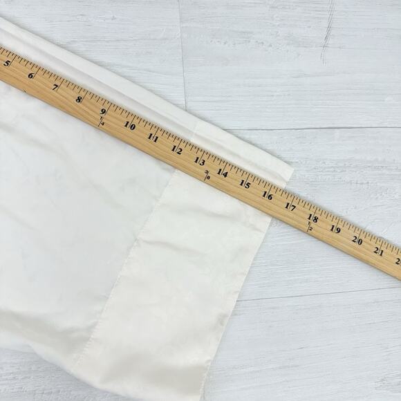 Natori Jacquard‎ Satin Womens Robe Size Medium Ivory Kimono Belted Sleepwear - Picture 14 of 16